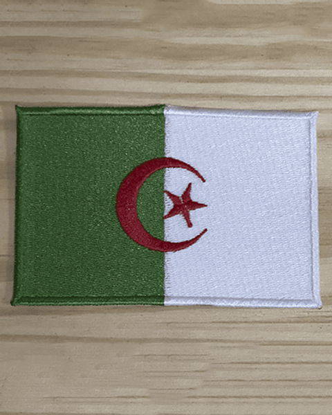 Emblema Bordado Bandeira da Argélia