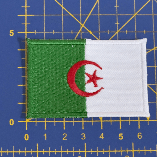 Emblema Bordado Bandeira da Argélia 2