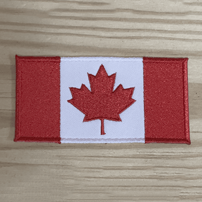 Emblema Bordado Bandeira de Canadá 1