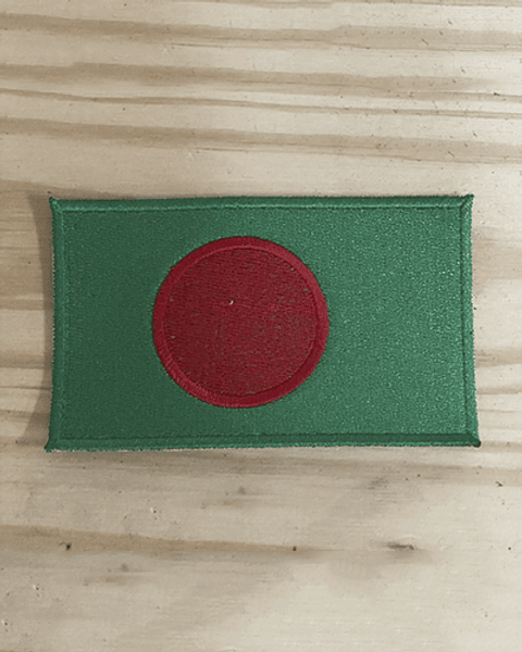 Emblema Bordado Bandeira de Bangladesh