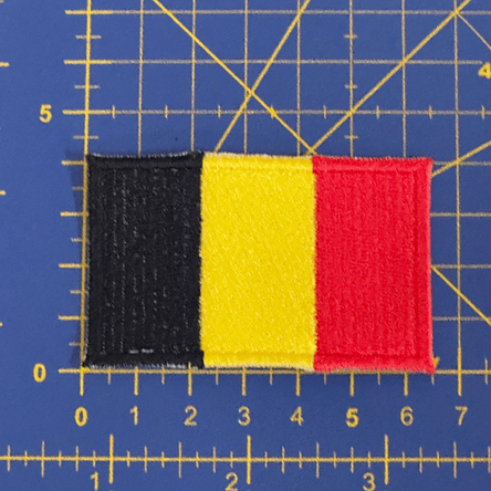 Emblema Bordado Bandeira da Bélgica 2