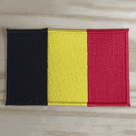 Emblema Bordado Bandeira da Bélgica 1