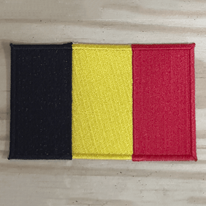 Emblema Bordado Bandeira da Bélgica 1