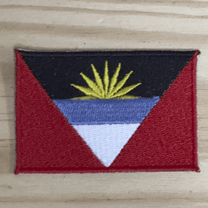 Emblema Bordado Bandeira de Antígua e Barbuda 1