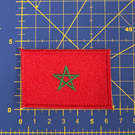 Emblema Bordado Bandeira de Marrocos 2