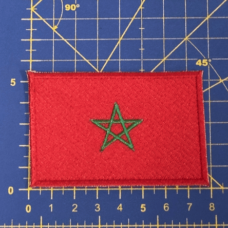Emblema Bordado Bandeira de Marrocos 3