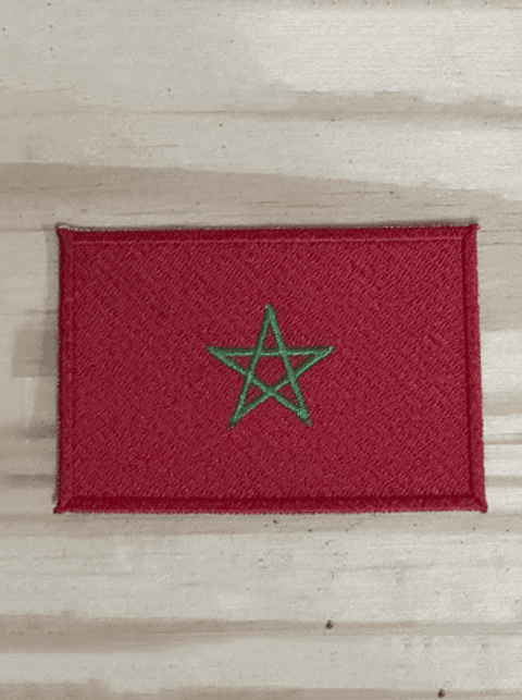 Emblema Bordado Bandeira de Marrocos