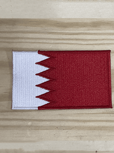 Emblema Bordado Bandeira de Bahrein