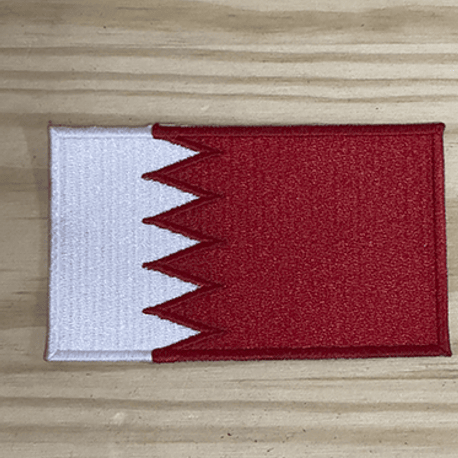 Emblema Bordado Bandeira de Bahrein 1