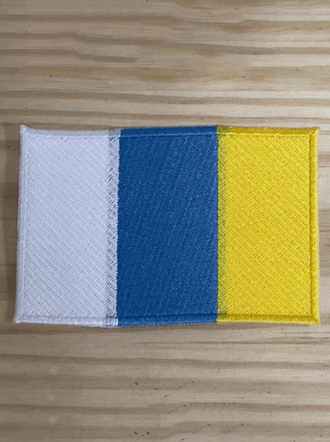 Emblema Bordado Bandeira das Ilhas Canárias