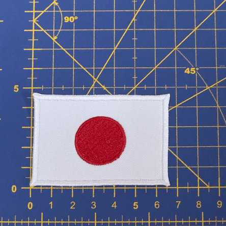 Emblema Bordado Bandeira de Japão 2