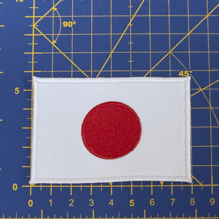 Emblema Bordado Bandeira de Japão 3