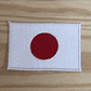Emblema Bordado Bandeira de Japão - Thumbnail 1