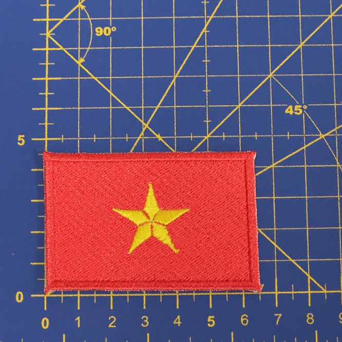 Emblema Bordado Bandeira de Vietname 2