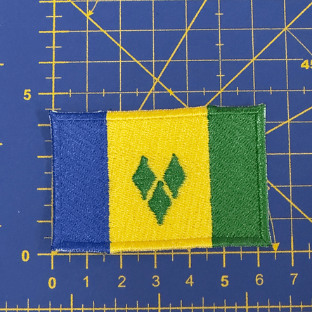 Emblema Bordado Bandeira de São Vicente e Granadinas 2