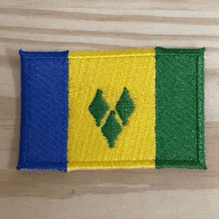 Emblema Bordado Bandeira de São Vicente e Granadinas 1