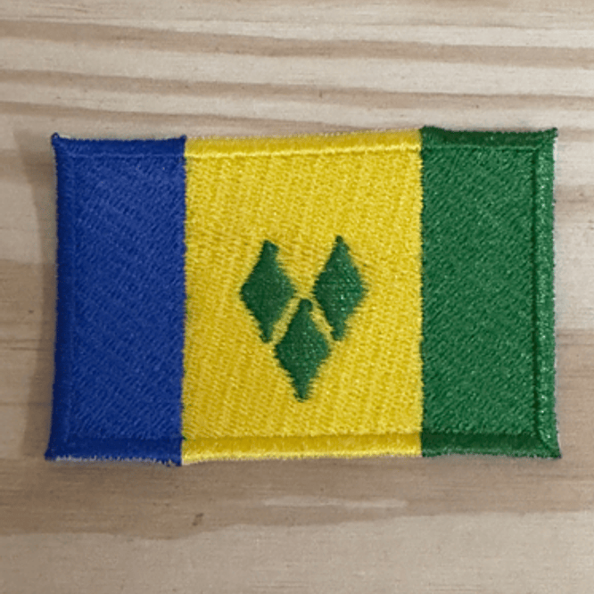 Emblema Bordado Bandeira de São Vicente e Granadinas 1