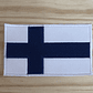 Emblema Bordado Bandeira da Finlândia - Thumbnail 1
