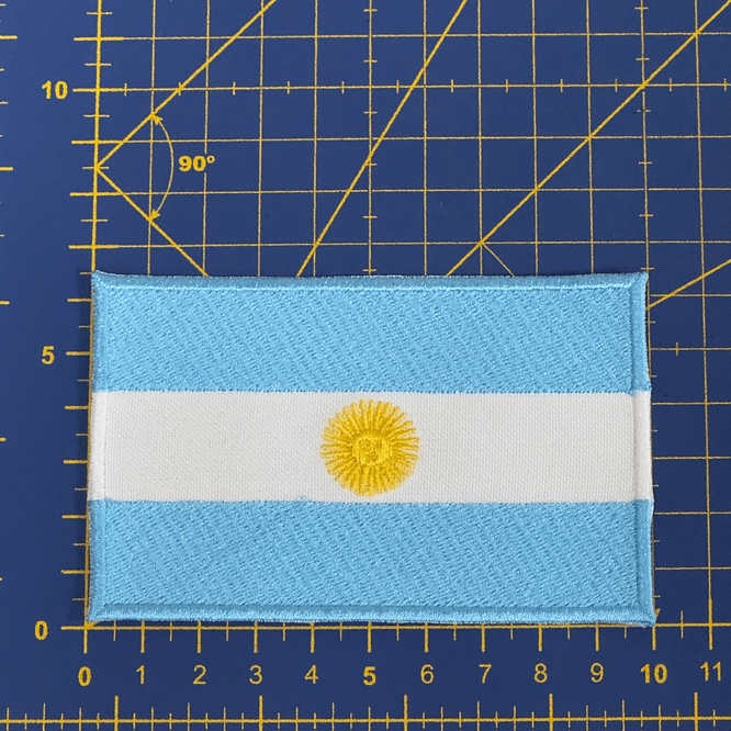 Emblema Bordado Bandeira da Argentina 3