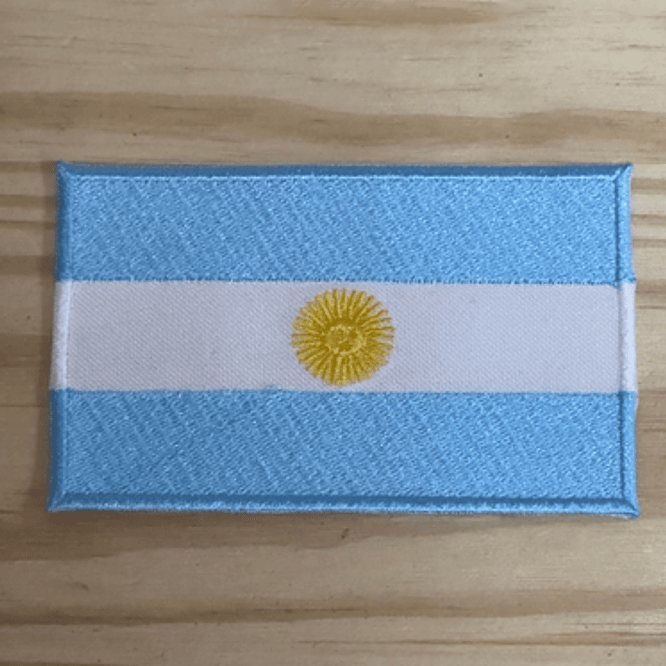 Emblema Bordado Bandeira da Argentina 1