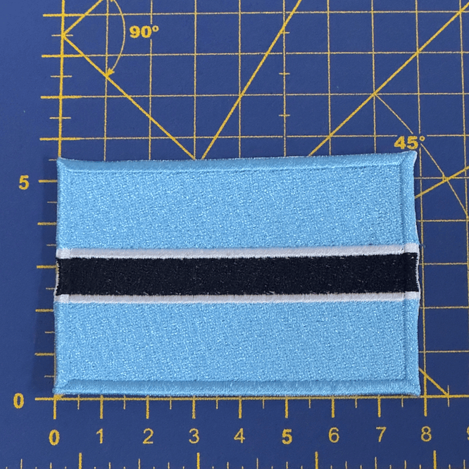 Emblema Bordado Bandeira de Botsuana 3