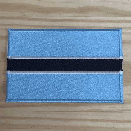Emblema Bordado Bandeira de Botsuana 1