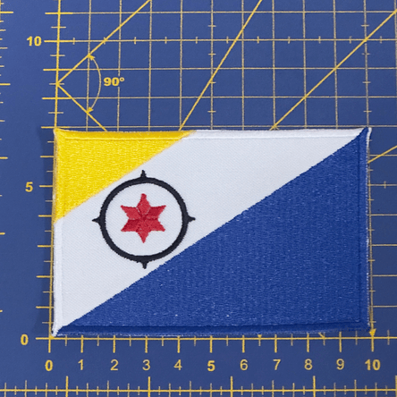 Emblema Bordado Bandeira de Bonaire 3