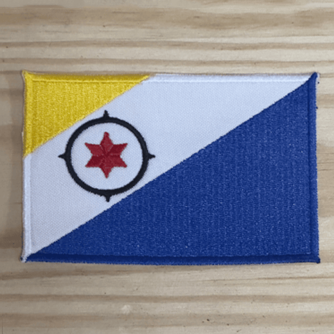 Emblema Bordado Bandeira de Bonaire 1