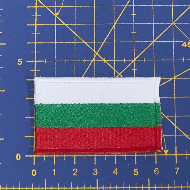 Emblema Bordado Bandeira da Bulgária 2