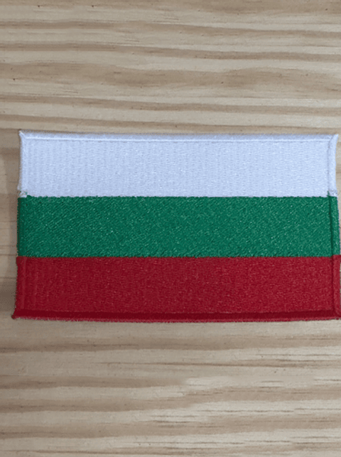 Emblema Bordado Bandeira da Bulgária