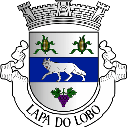 Emblema Bordado Freguesia de Lapa do Lobo (Nelas, Viseu) 1
