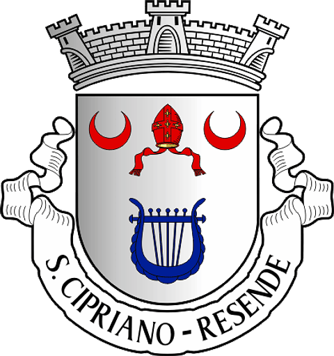 Emblema Bordado Freguesia de São Cipriano (Resende, Viseu)