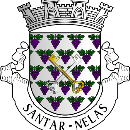 Emblema Bordado Antiga Freguesia de Santar (Nelas, Viseu) 1
