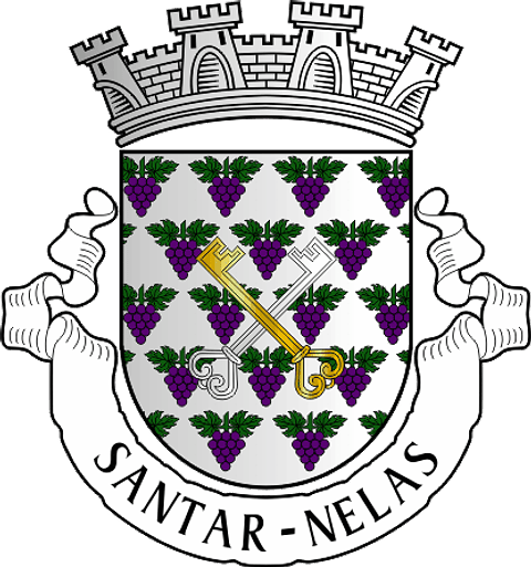 Emblema Bordado Antiga Freguesia de Santar (Nelas, Viseu)