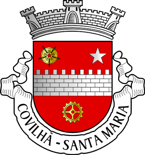 Emblema Bordado Antiga Freguesia de Covilhã (Santa Maria) (Covilhã, Castelo Branco)