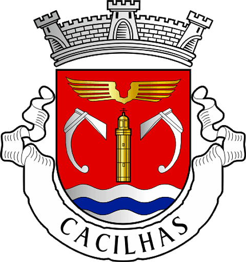 Emblema Bordado Antiga Freguesia de Cacilhas (Almada, Setúbal)