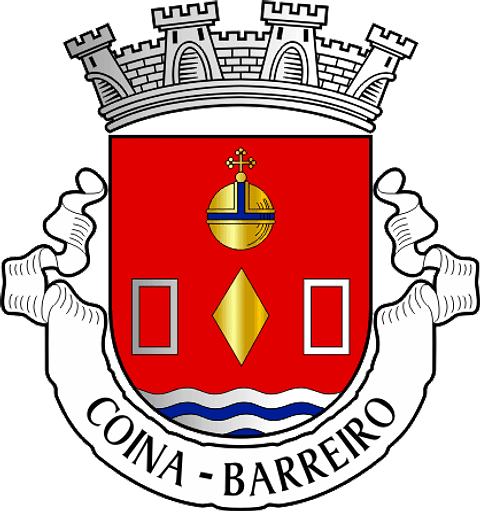 Emblema Bordado Antiga Freguesia de Coina (Barreiro, Setúbal)