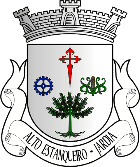 Emblema Bordado Antiga Freguesia de Alto Estanqueiro-Jardia (Montijo, Setúbal)