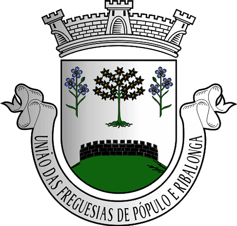 Emblema Bordado Freguesia de Pópulo e Ribalonga (Alijó, Vila Real)