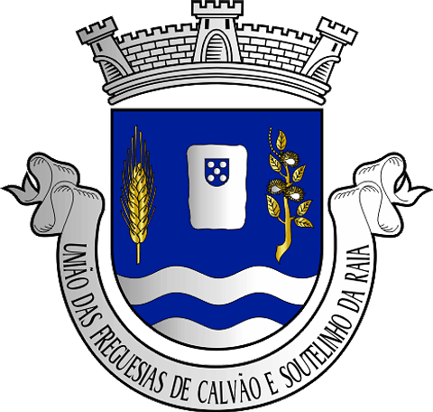 Emblema Bordado Freguesia de Calvão e Soutelinho da Raia (Chaves, Vila Real)