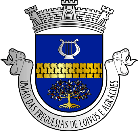 Emblema Bordado Freguesia de Loivos e Póvoa de Agrações (Chaves, Vila Real)