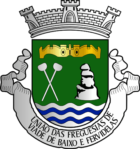 Emblema Bordado Freguesia de Viade de Baixo e Fervidelas (Montalegre, Vila Real)