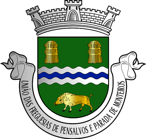 Emblema Bordado Freguesia de Pensalvos e Parada de Monteiros (Vila Pouca de Aguiar, Vila Real)