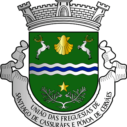 Emblema Bordado Freguesia de Santiago de Cassurrães e Póvoa de Cervães (Mangualde, Viseu) 1