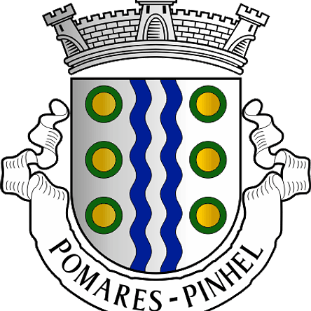 Emblema Bordado Antiga Freguesia de Pomares (Pinhel, Guarda) 1