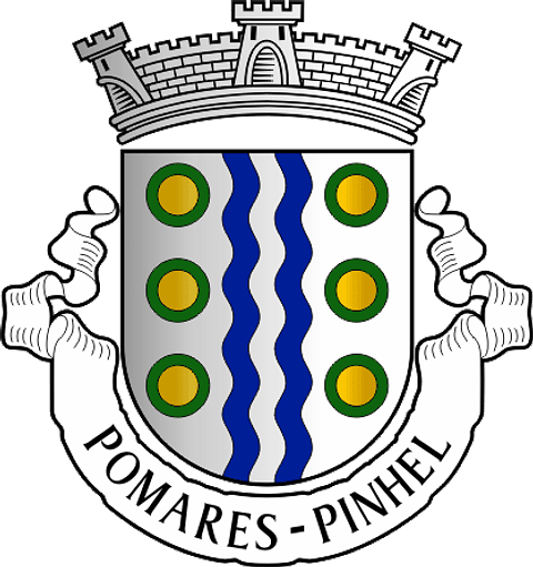 Emblema Bordado Antiga Freguesia de Pomares (Pinhel, Guarda)