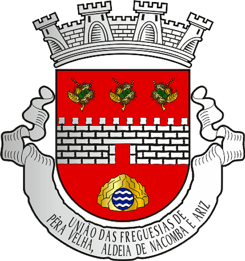 Emblema Bordado Freguesia de Pêra Velha, Aldeia de Nacomba e Ariz (Moimenta da Beira, Viseu)