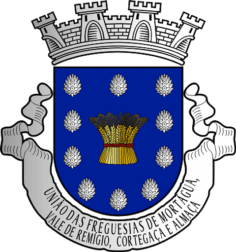 Emblema Bordado Freguesia de Mortágua, Vale de Remígio, Cortegaça e Almaça (Mortágua, Viseu)