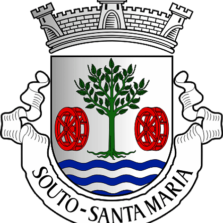 Emblema Bordado Antiga Freguesia de Souto (Santa Maria) (Guimarães, Braga) 1