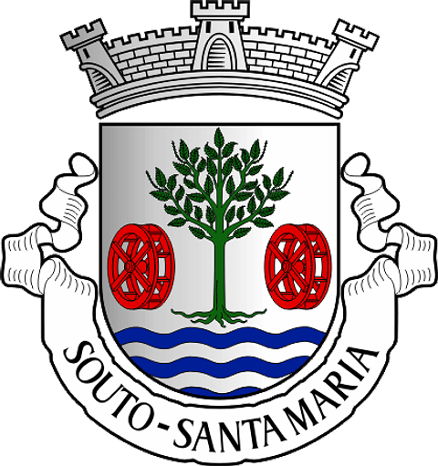 Emblema Bordado Antiga Freguesia de Souto (Santa Maria) (Guimarães, Braga)